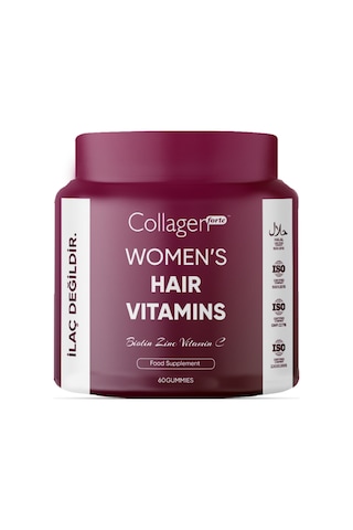 Collagen Forte Gummy Women S Hair Vitamins 60 Tablet