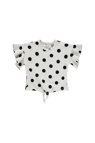 Civil Baby Puantiye Empirme Reçmeli 6-18 Ay Takım - Ekru
