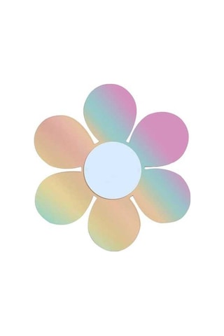 Pazly Yaratıcı Suntek Makyaj Estetik Dekoratif Çiçek-30.8cmx30.8cm Aynası Ayna Hj Ahşap