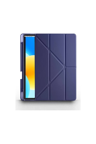 Huawei Matepad 11.5 Inç Tablet Uyumlu Kılıf Katlanır Kalemlikli Standlı Uyku Modlu Akıllı Kapak Kılıf