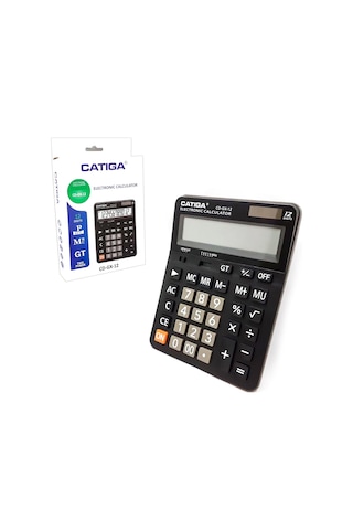 Catiga CD-GX-12 Elektronik 12 Hane Hesap Makinesi