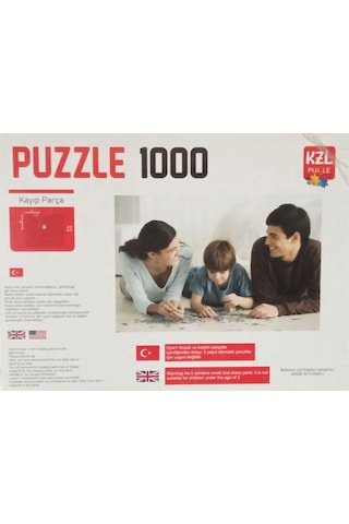 Akıllıelma-kzl Puzzle Geyikler Ve Şelale 1000 Parça Puzzle Pazıl 68x48 Cm