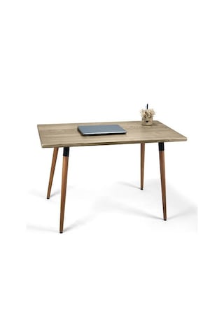 Doğal Ağaç Masif Kütük Masa Ahşap Çalışma Masası Ofis Masası 60cm X 90cm Ağaç Ayak