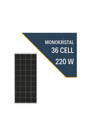 Lexron 220w Monokristal Güneş Paneli