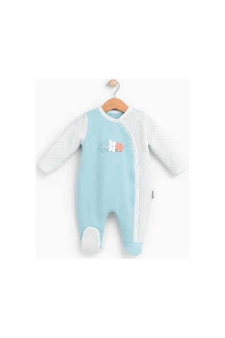 Babyhola Yenidoğan Kız Bebek Hastane Çıkışı Çiçek Detay Hediyelik Özel Kutulu 15279 Turkuaz