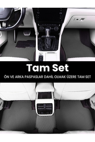 Renault-megane 1- 1995-2002 İçin Eva İç Paspas Takımı Metal Topukluk Dahil