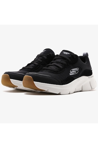 Skechers Flex Comfort Drinn Memory Foam Grey Sneaker Günlük Spor Ayakkabı Siyah Yükseklik 317mm Siyah