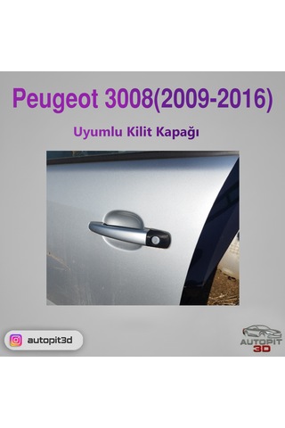 Peugeot 3008 2009 2016 Uyumlu Kilit Kapağı