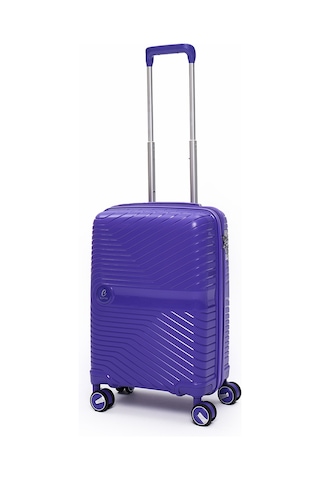 Elatae Exclusive Pro Polipropilen Kabin Boy Kırılmaz Valiz Mor 5239