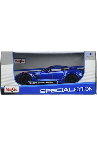 Maisto 2017 Corvette Grand Sport 1 24 Mavi Model Araba