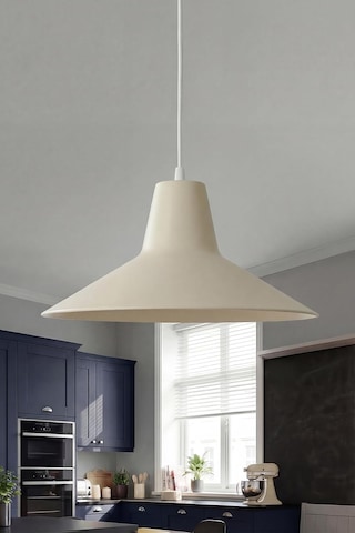 Ruby Metal Sarkıt Avize, Bohem Tavan Lambası Ve Salon Oturma Odası Aydınlatması - Krem - 30 Cm Modern Dekoratif Çok Renkli