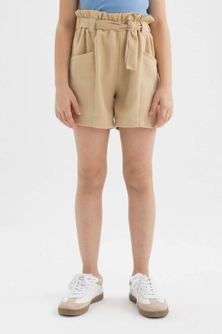 Defacto Kız Çocuk Paperbag Şort C0266A824SMBG387 Bej