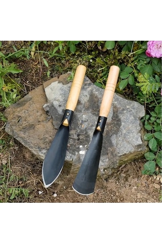 Periboia Ahşap Saplı Bahçe El Aletleri Seti 2 Adet Diğer