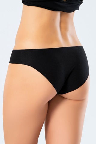Türen 907 Kadın Lazer Kesim Pamuk Bikini Külot-siyah Siyah