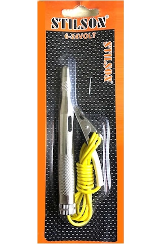 Stilson Araç Oto Elektrik Kontrol Kalemi 6 24 Volt Dövme Uçlu