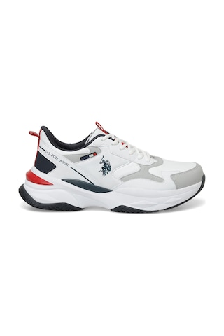 U.s. Polo Assn. Solidar 4pr Cilt Erkek Sneaker Spor Ayakkabı 867800000666 05 Beyaz Beyaz
