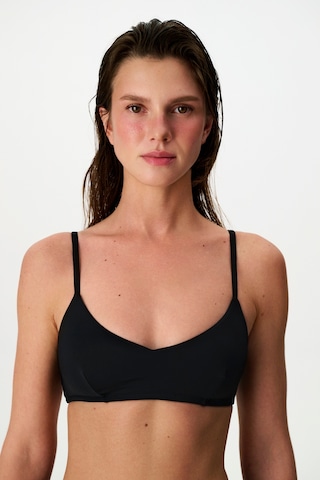 Penti Siyah Front V Bikini Üstü
