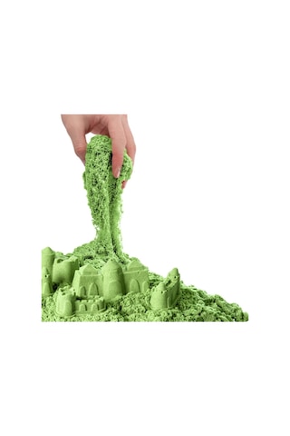 03687 Dede. Aksesuarlı Yeşil Kinetik Oyun Kumu 500 Gr