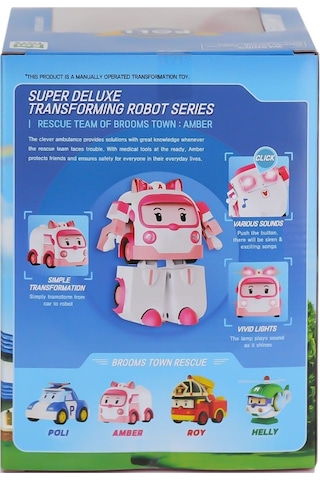 Polı Mrt-687 Robocar Poli Büyük Transforming Robot Amber Sesli Ve Diğer
