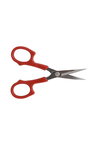 Plastik Saplı Eğri Nakış Makası (5.12" - 130mm) / HS-1553