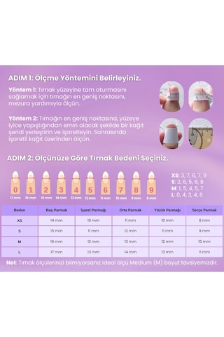 10'lu Siyah Kısa Balerin Kbl1487 Tekrar Kullanılabilir El Yapımı Protez Takma Tırnak M