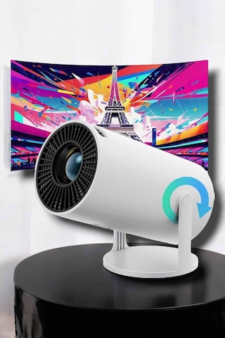 Usb Ve Kablosuz Bağlantı Özellikli 5000 Saat Ampul Ömürlü Projeksiyon