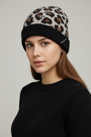 Ritagarcia Premium Soft Leopar Bere Siyah Leopar