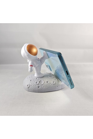 Masaüstü Astronot Telefon Tutucu Ve Standı -ayağıyla Destek Veren