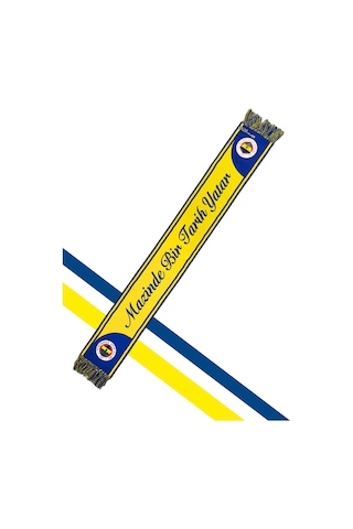 Fenerium Mazinde Bir Tarih Yatar Dokuma Atkı Uv Kutu Hediyeli Lacivert