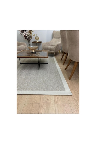 Dekoset Home Sisal Halı- Bej-krem Hol Koridor Halısı- Kaymaz Taban- Yıkanabilir Kilim Halı Yolluk