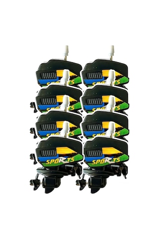 Tekne Motoru Kahve Karıştırıcısı - Wind Up Mini Tekne Motoru Kahve Karıştırıcısı Siyah