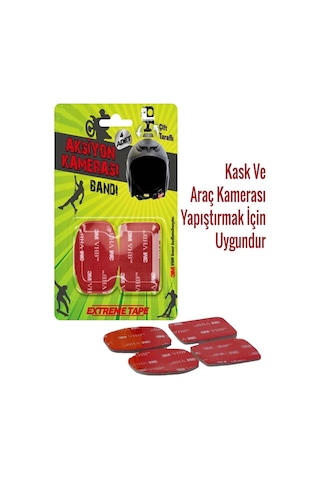 Aksiyon Kamerası Yapıştırma Bandı 3m Kamera Montaj Bandı