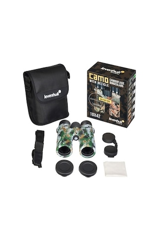 Levenhuk Camo 10x42 Artıkıllı Binoküler Dürbün 81925 Siyah - Yeşil
