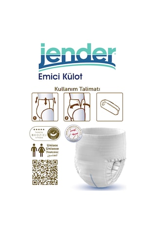 Emici Külot Large Büyük Boy Hasta Bezi 30'lu 2 Paket 60 Adet L