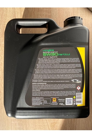 Rafinol Longlife 5W-30 Ll Acea C3 / Dpf Motor Yağı 4 L