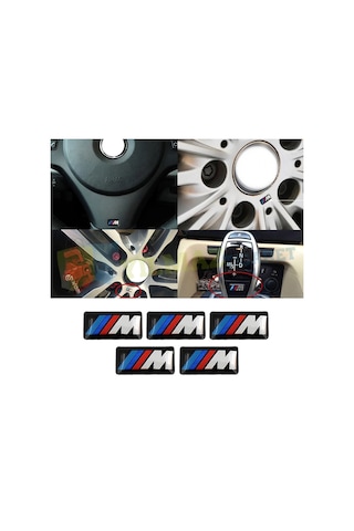Bmw M Logo Direksiyon Jant Torpido Vites Oto Damla Etiket Sticker