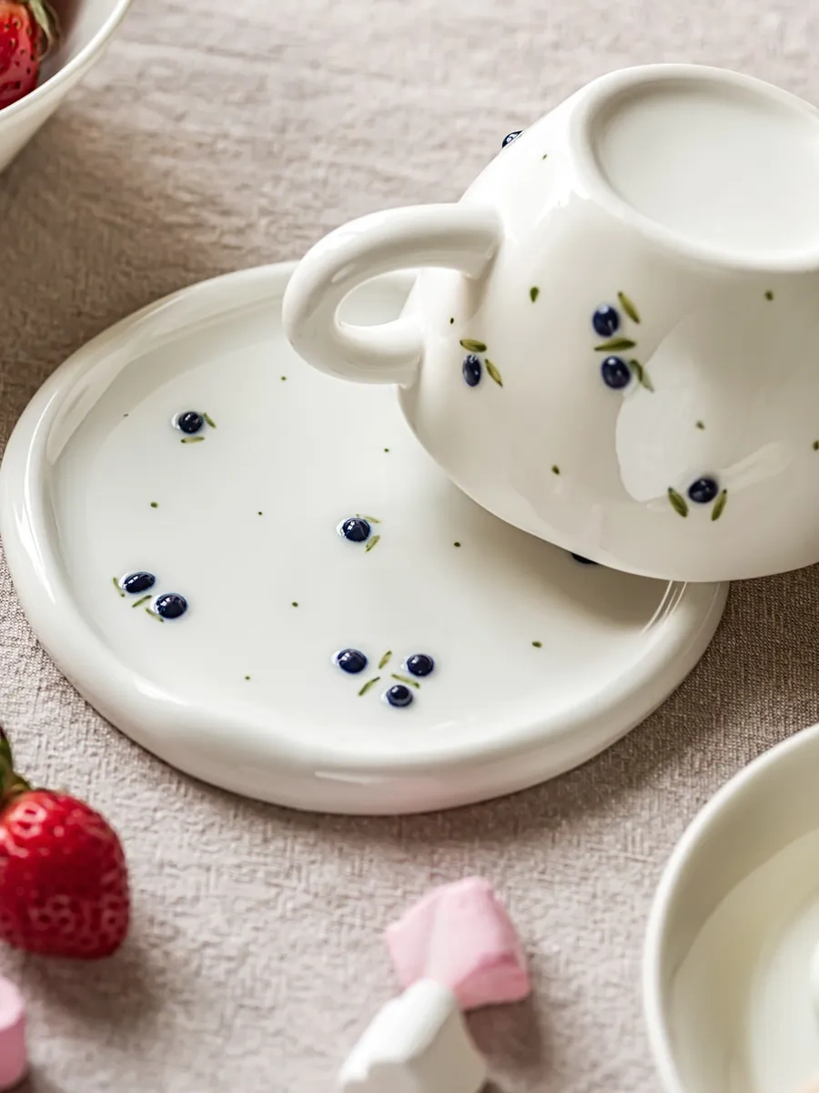 Roomi Seramik Çay Takımı 290 Ml, Fincan Ve Fincan Tabağı Seti 329390315 Sütlü