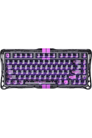 Gravastar Mercury V75 Lite He Hall Effect Manyetik Switch Gaming Klavye, Hot-swappable, Rapid Trigge