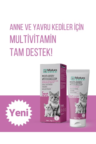 Mixtura Pharma Mom&baby Yavru Ve Anne Kediler İçin Multivitamin Macunu - Kedi Maltı