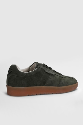 Lufian Pele Erkek Deri Sneaker Ayakkabı Haki Haki 112230232100630 Haki