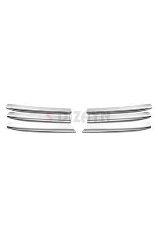 S-Dizayn  Renault Megane 2 Krom Ön Panjur 6 Prç 2004-2005
