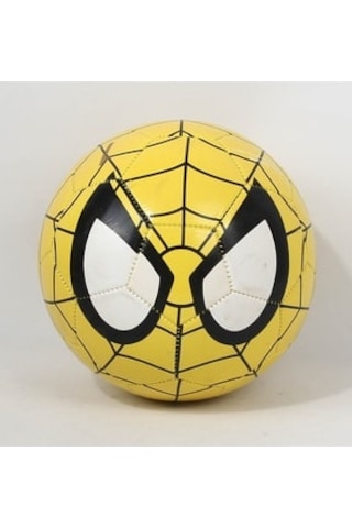 Spiderman - Sarı - Dikişli Renkli Küçük Futbol Topu Spiderman - Sarı - Dikişli Renkli Küçük Futbol Topu