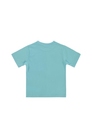 Civil Boys Robo Shark Basklı 2-5 Yaş Tişört - Yeşil Koyu Mint
