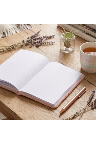 Pelüş Ve Eğlenceli Defter - Tavşan Figürlü Açık Pembe