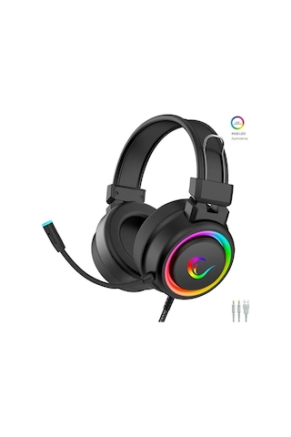 Rampage Sn-r10 Alquist Rgb Gaming Oyuncu Mikrofonlu Kulaklık 3,5mm Siy