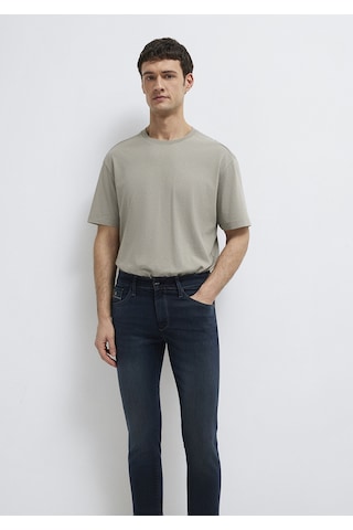 Mavi - Gri Basic Tişört 0613466-70352 Gri
