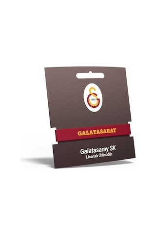 Galatasaray Silikon Çocuk Bileklik Aslan Baskı Kutulu 001