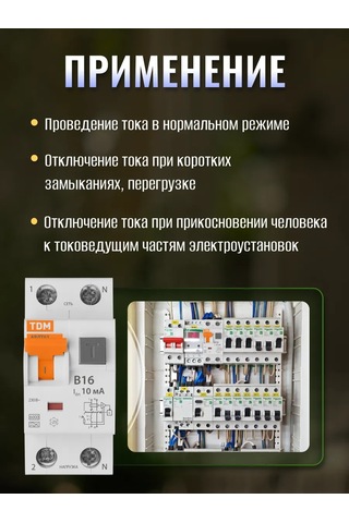 Tdmelectric 16a 1p+n Otomatik Kesici Fark Akım Koruyucu 310603367