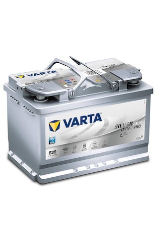 Varta Silver Dynamic E39 Start-stop Plus Agm 12 V 70 Ah 760 Cca Akü-yerinde Montaj