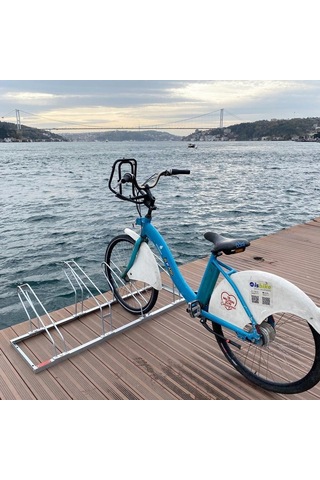 Bisiklet Park Yeri Dörtlü Galvaniz Eko, Park Demiri